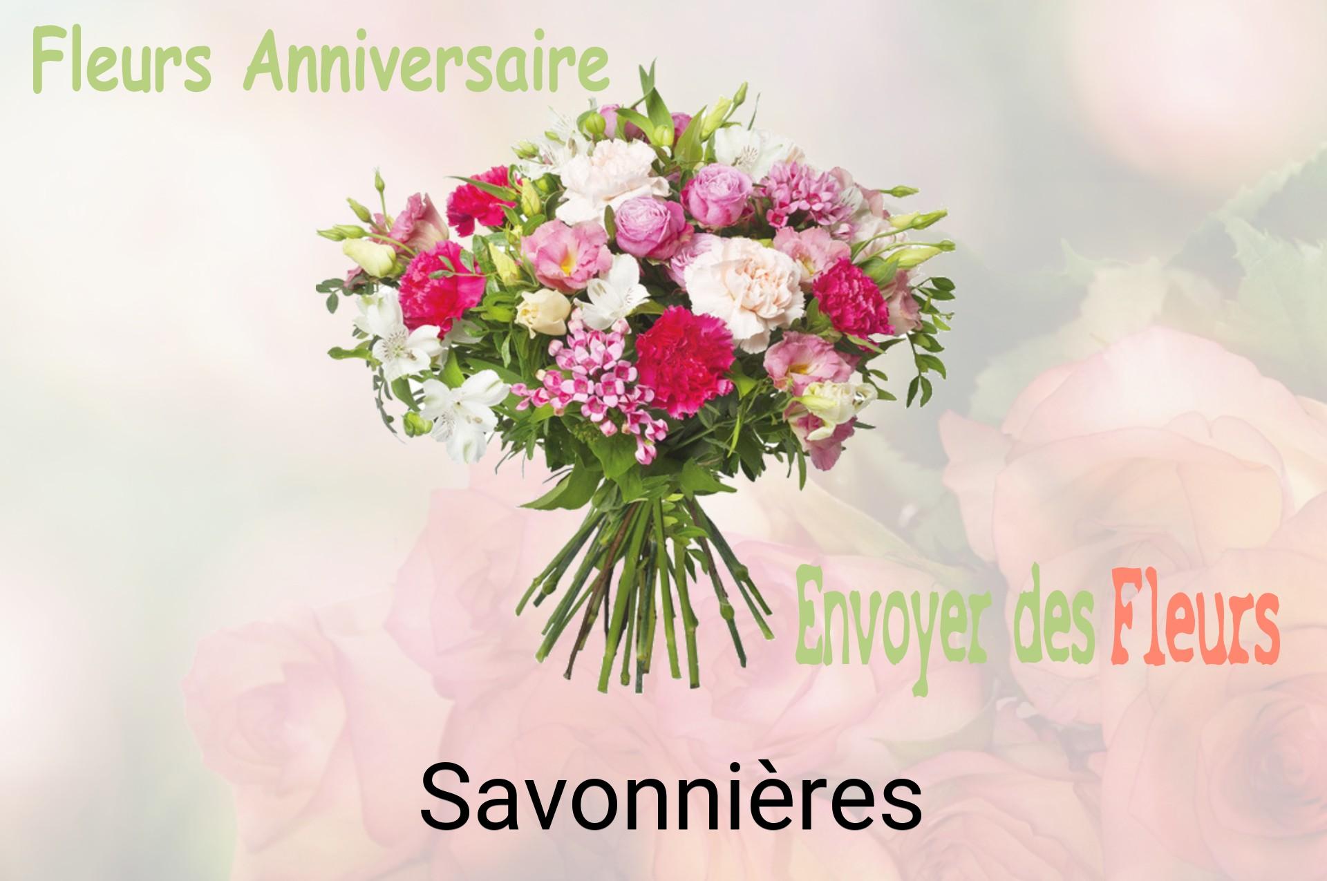 Bouquet de fleurs d’anniversaire livré à Savonnières